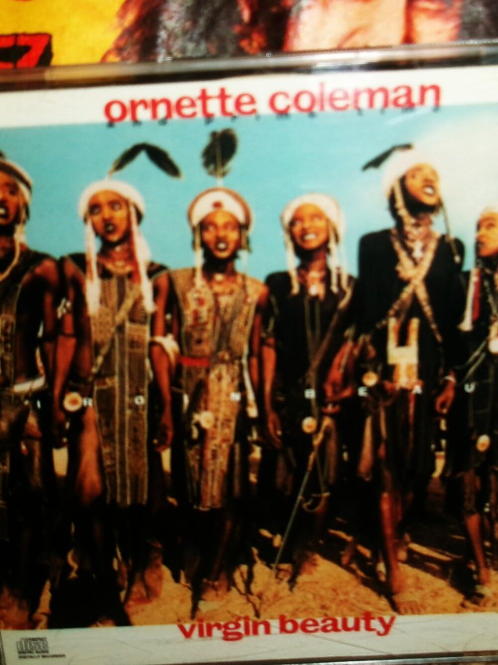ornette coleman virgin beauty 1988 mint cd with jerry garcia - free form jazz